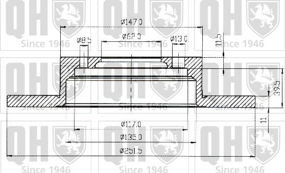 Quinton Hazell BDC3191 - Əyləc Diski furqanavto.az