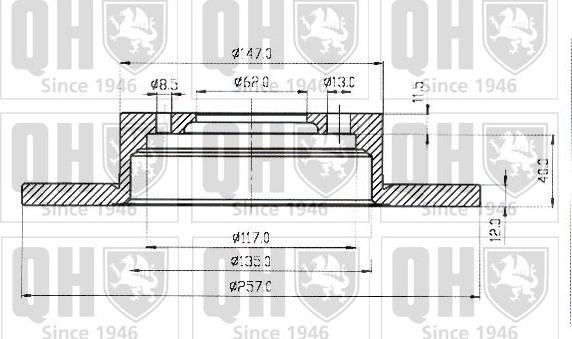 Quinton Hazell BDC3193 - Əyləc Diski furqanavto.az