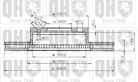 Quinton Hazell BDC3180 - Əyləc Diski furqanavto.az