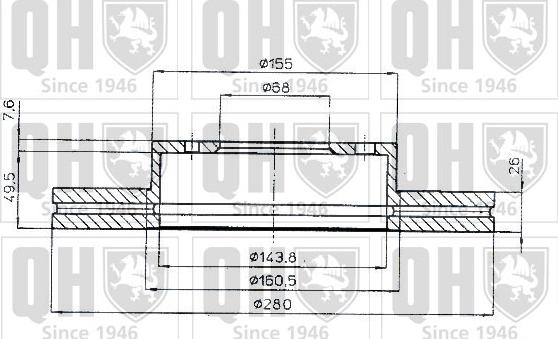 Quinton Hazell BDC3811 - Əyləc Diski furqanavto.az