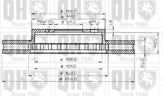 Quinton Hazell BDC3817 - Əyləc Diski furqanavto.az