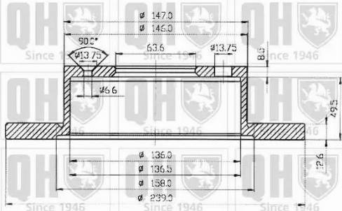 Quinton Hazell BDC3389 - Əyləc Diski furqanavto.az