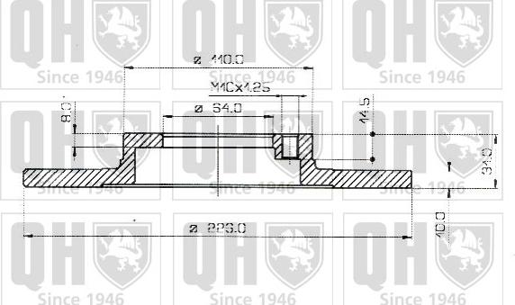 Quinton Hazell BDC3334 - Əyləc Diski furqanavto.az