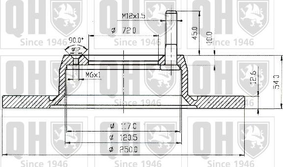 Quinton Hazell BDC3209 - Əyləc Diski furqanavto.az