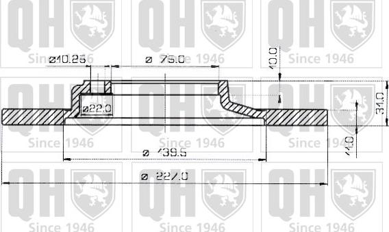 Quinton Hazell BDC3217 - Əyləc Diski furqanavto.az