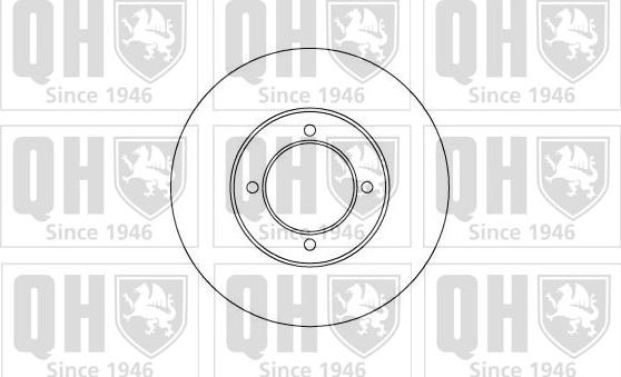 Quinton Hazell BDC3761 - Əyləc Diski furqanavto.az