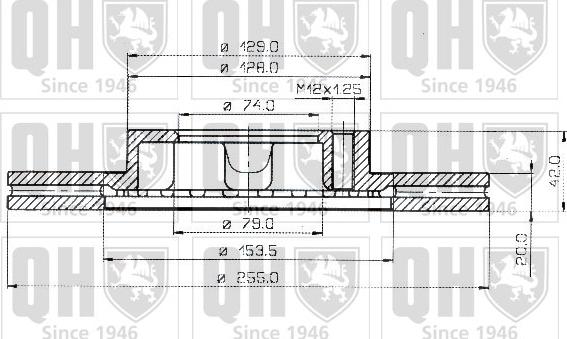 Quinton Hazell BDC3708 - Əyləc Diski furqanavto.az