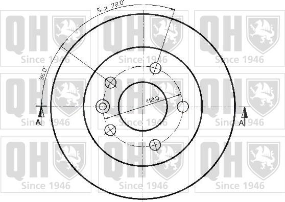 Quinton Hazell BDC3715 - Əyləc Diski furqanavto.az