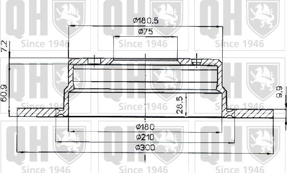 Quinton Hazell BDC3720 - Əyləc Diski furqanavto.az