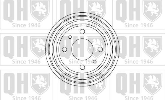 Quinton Hazell BDR115 - Əyləc barabanı furqanavto.az