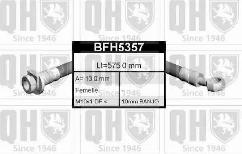 Quinton Hazell BFH5357 - Əyləc şlanqı furqanavto.az