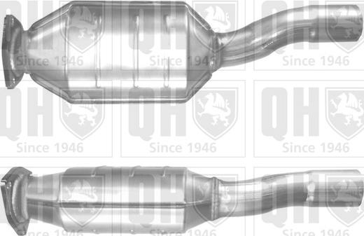 Quinton Hazell QCAT80510H - Katalitik çevirici furqanavto.az