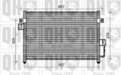 Quinton Hazell QCN436 - Kondenser, kondisioner furqanavto.az