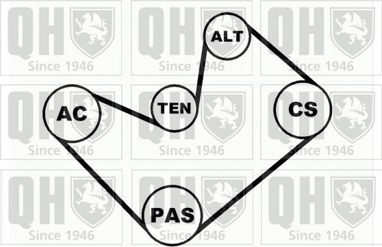 Quinton Hazell QDK35 - V-yivli kəmər dəsti furqanavto.az