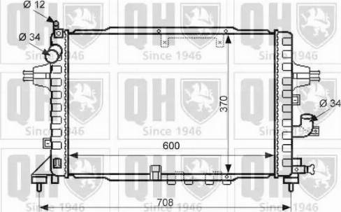 Quinton Hazell QER2463 - Radiator, mühərrikin soyudulması furqanavto.az