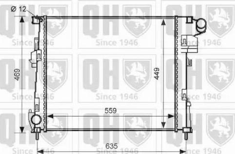 Quinton Hazell QER2607 - Radiator, mühərrikin soyudulması furqanavto.az