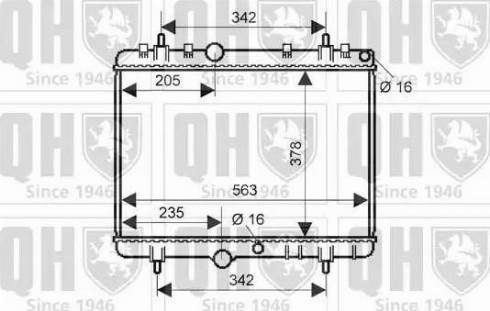 Quinton Hazell QER2290 - Radiator, mühərrikin soyudulması furqanavto.az