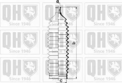 Quinton Hazell QG1505 - Körük dəsti, sükan furqanavto.az