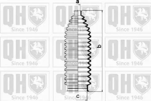 Quinton Hazell QG1351 - Körük dəsti, sükan furqanavto.az