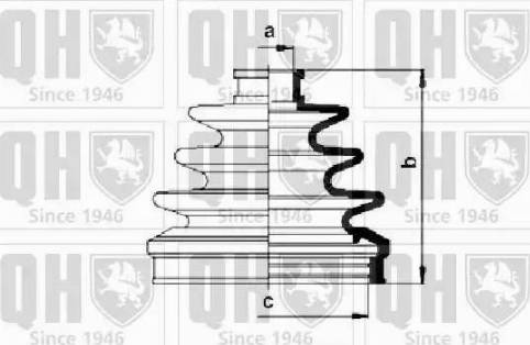 Quinton Hazell QJB495 - Körük, sürücü val furqanavto.az