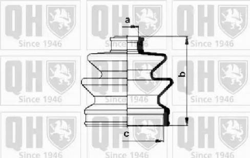 Quinton Hazell QJB115 - Körük, sürücü val furqanavto.az