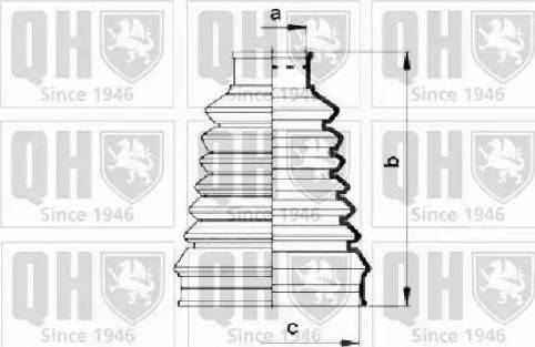 Quinton Hazell QJB880 - Körük, sürücü val furqanavto.az