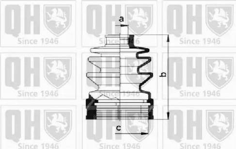 Quinton Hazell QJB306 - Körük, sürücü val furqanavto.az