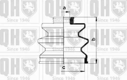 Quinton Hazell QJB291 - Körük, sürücü val furqanavto.az