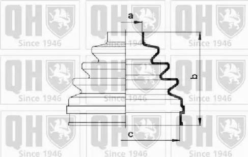 Quinton Hazell QJB2724 - Körük, sürücü val furqanavto.az