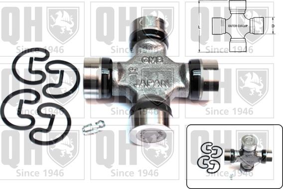 Quinton Hazell QL2104 - Universal birləşmə, diferensial dişli dişli furqanavto.az