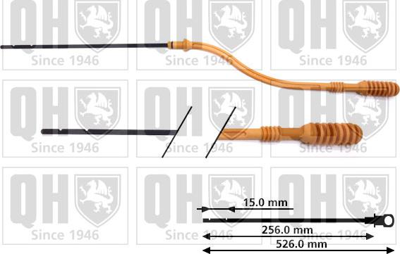 Quinton Hazell QOD118 - Yağ ölçmə çubuğu furqanavto.az