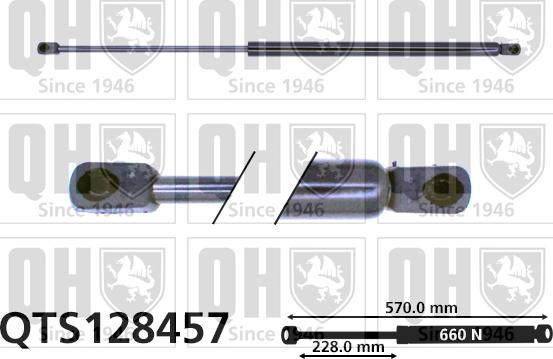 Quinton Hazell QTS128457 - Qazlı bulaq, baqaj, yük yeri furqanavto.az