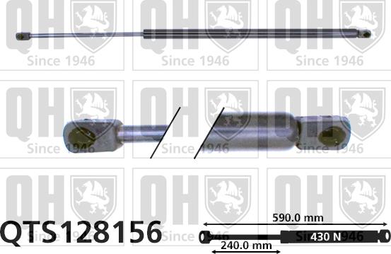 Quinton Hazell QTS128156 - Qazlı bulaq, baqaj, yük yeri furqanavto.az