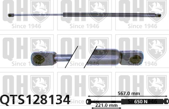 Quinton Hazell QTS128134 - Qazlı bulaq, baqaj, yük yeri furqanavto.az