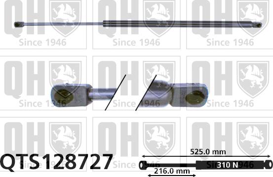 Quinton Hazell QTS128727 - Qazlı bulaq, baqaj, yük yeri furqanavto.az