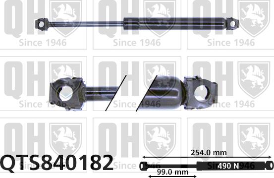 Quinton Hazell QTS840182 - Qazlı bulaq, baqaj, yük yeri furqanavto.az