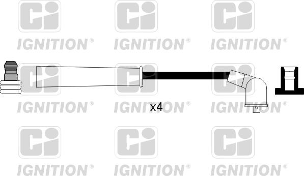 Quinton Hazell XC919 - Alovlanma kabeli dəsti furqanavto.az