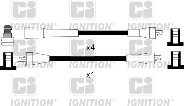 Quinton Hazell XC912 - Alovlanma kabeli dəsti furqanavto.az