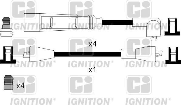 Quinton Hazell XC932 - Alovlanma kabeli dəsti furqanavto.az