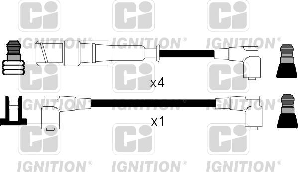 Quinton Hazell XC463 - Alovlanma kabeli dəsti furqanavto.az