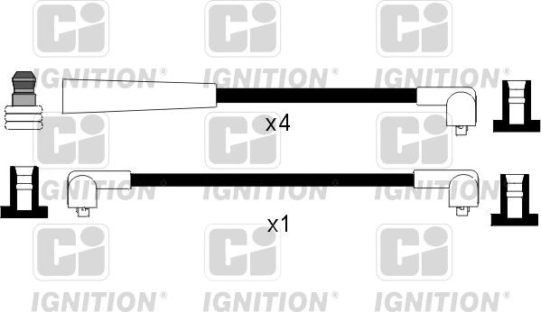 Quinton Hazell XC415 - Alovlanma kabeli dəsti furqanavto.az