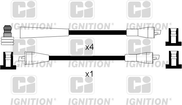 Quinton Hazell XC411 - Alovlanma kabeli dəsti furqanavto.az