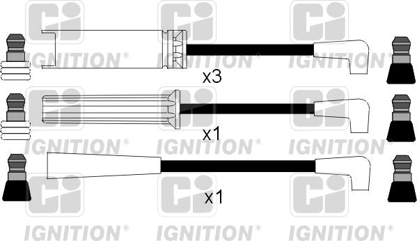 Quinton Hazell XC417 - Alovlanma kabeli dəsti furqanavto.az