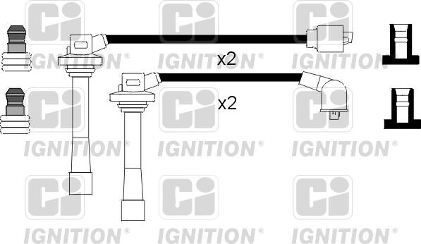 Quinton Hazell XC653 - Alovlanma kabeli dəsti furqanavto.az