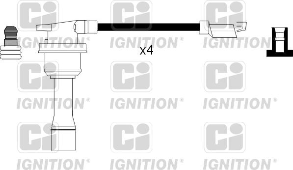 Quinton Hazell XC678 - Alovlanma kabeli dəsti furqanavto.az