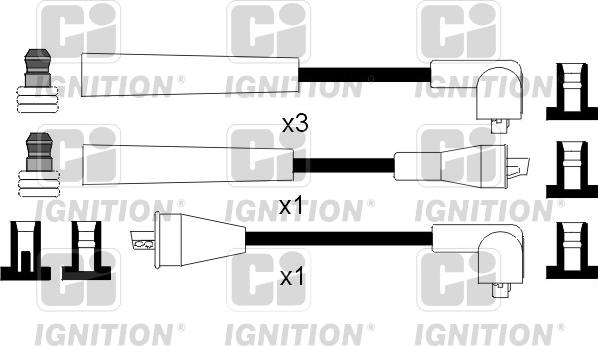 Quinton Hazell XC1094 - Alovlanma kabeli dəsti furqanavto.az