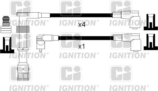 Quinton Hazell XC1046 - Alovlanma kabeli dəsti furqanavto.az