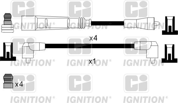 Quinton Hazell XC1063 - Alovlanma kabeli dəsti furqanavto.az