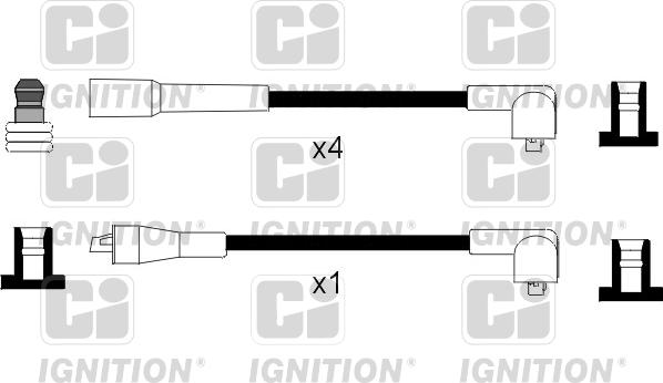 Quinton Hazell XC1089 - Alovlanma kabeli dəsti furqanavto.az