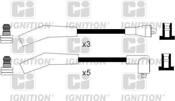 Quinton Hazell XC1031 - Alovlanma kabeli dəsti furqanavto.az